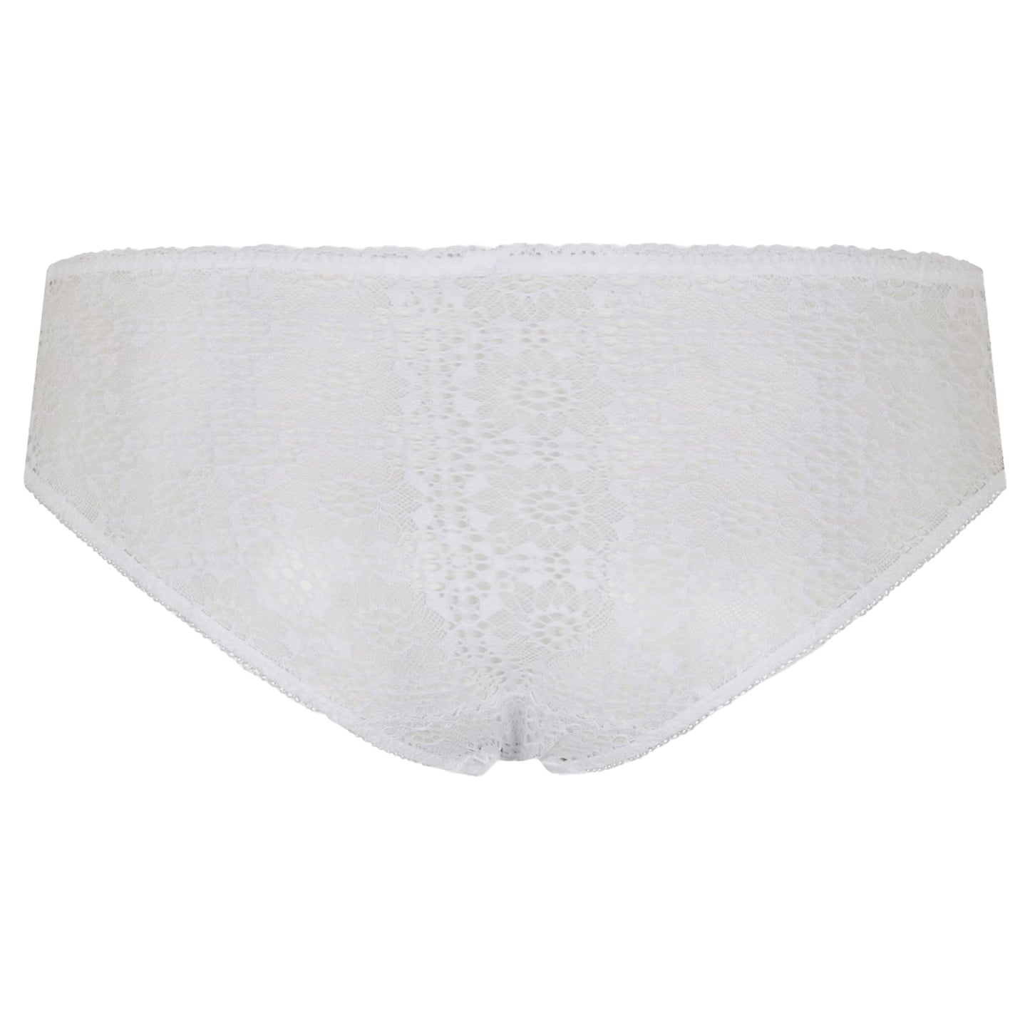 Cloud White - Back - Ralph Lauren Womens-Ladies Floral Lace Hipster Briefs