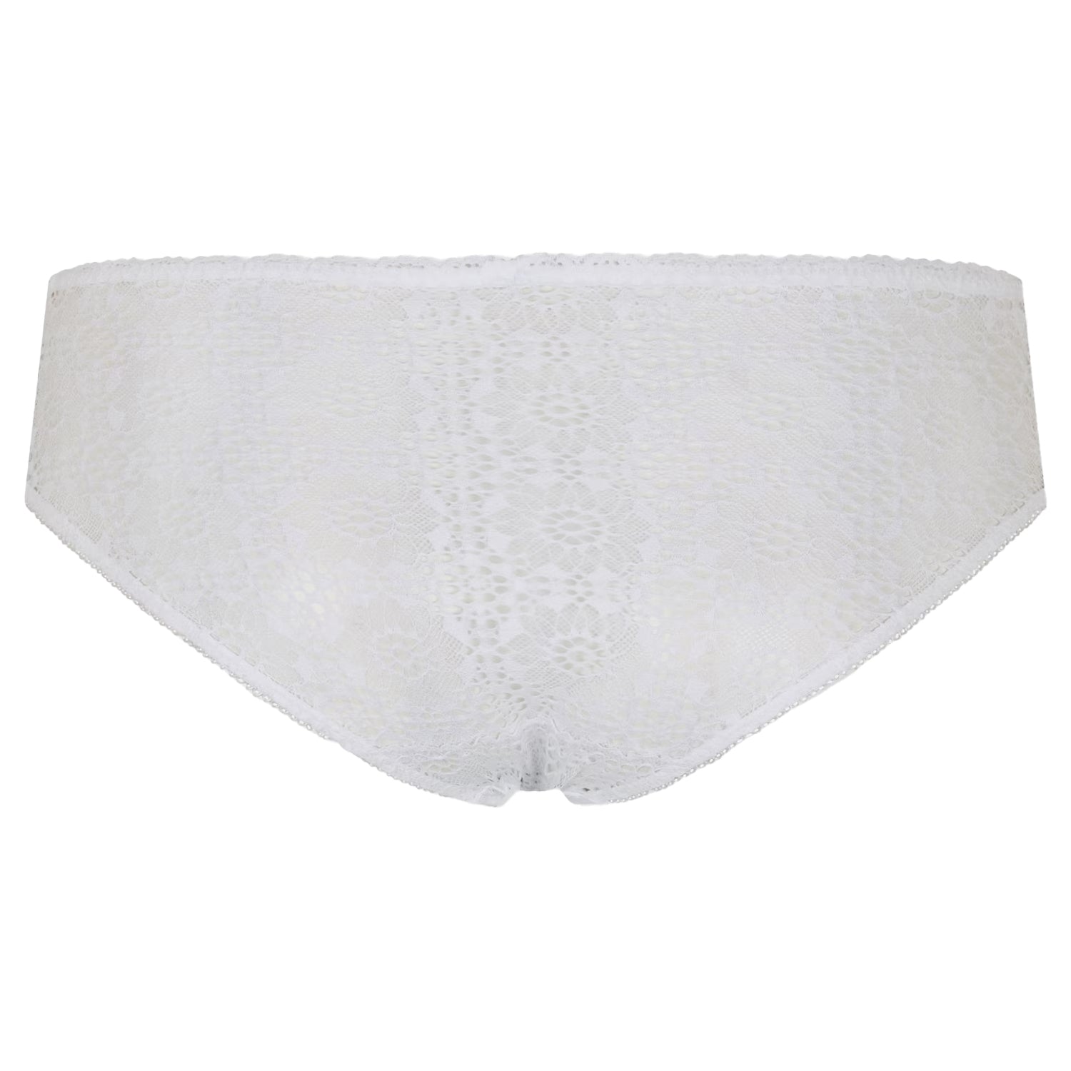 Cloud White - Back - Ralph Lauren Womens-Ladies Floral Lace Hipster Briefs
