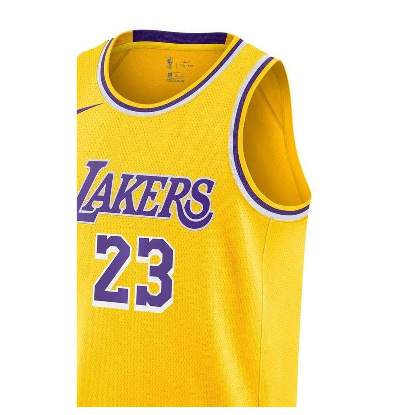 Lakers Purple - Side - Los Angeles Lakers Childrens-Kids Nike Basketball Jersey