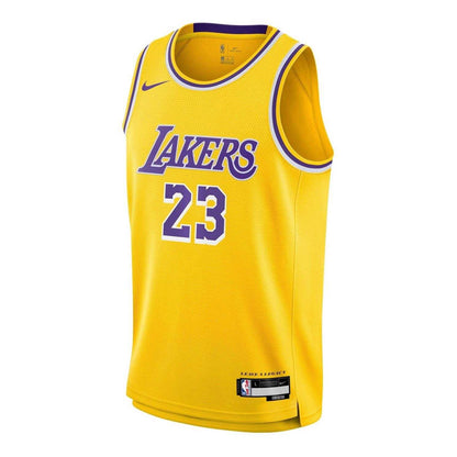 Lakers Purple - Front - Los Angeles Lakers Childrens-Kids Nike Basketball Jersey