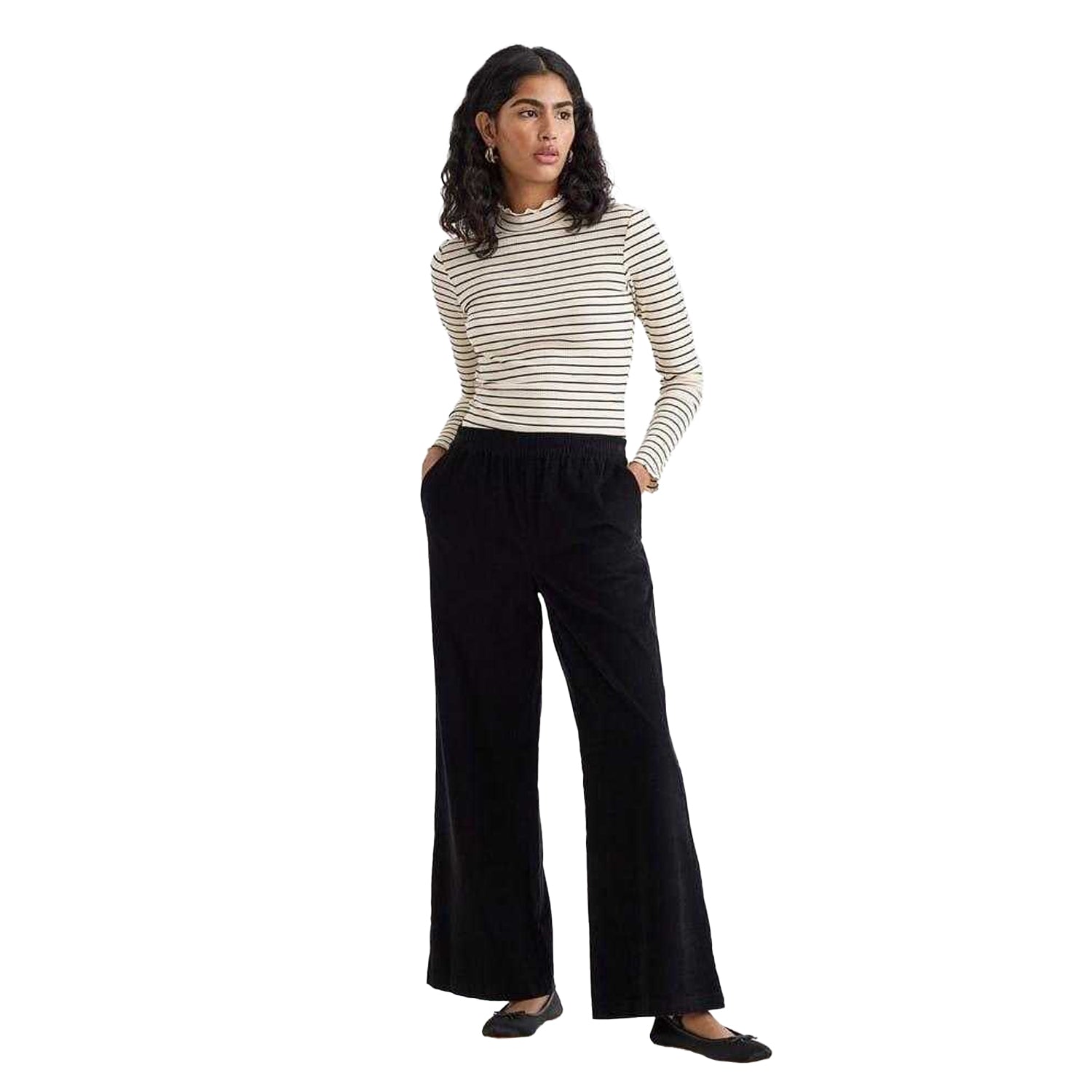 Black - Lifestyle - Nobody´s Child Womens-Ladies Misha Wide Leg Wide Leg Trousers