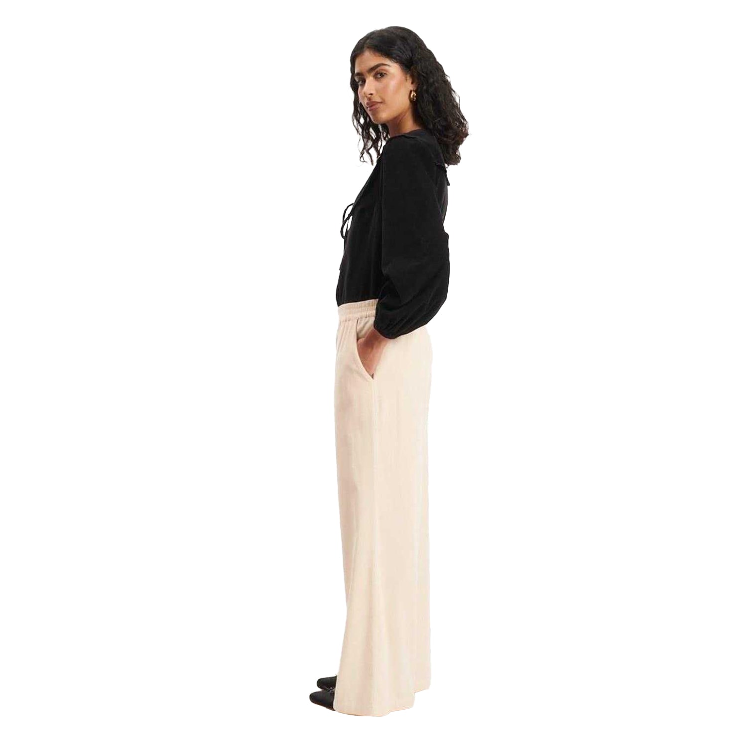 Neutral - Lifestyle - Nobody´s Child Womens-Ladies Misha Wide Leg Wide Leg Trousers