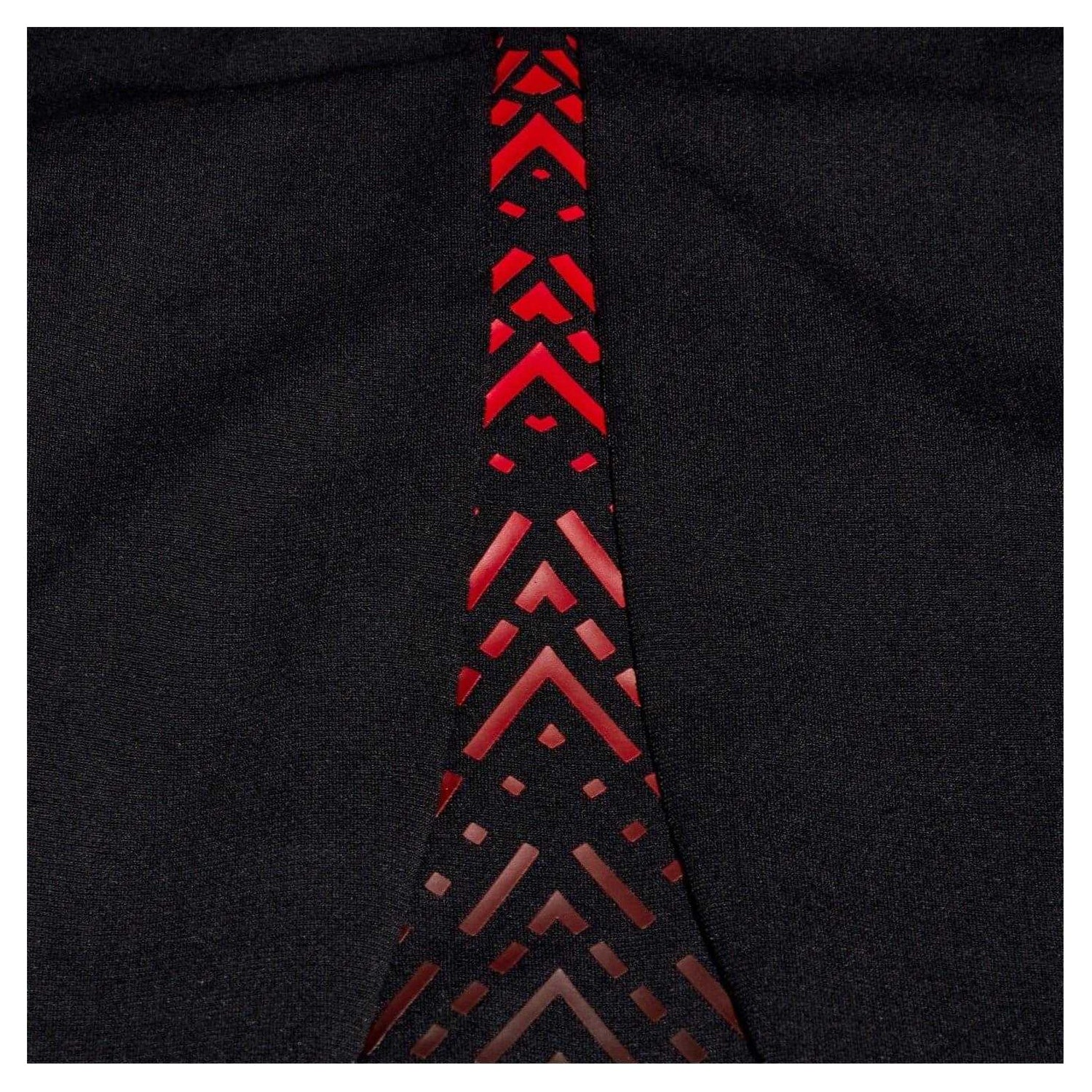 Black-Red - Lifestyle - Speedo Womens-Ladies Aztec One Piece Swimsuit