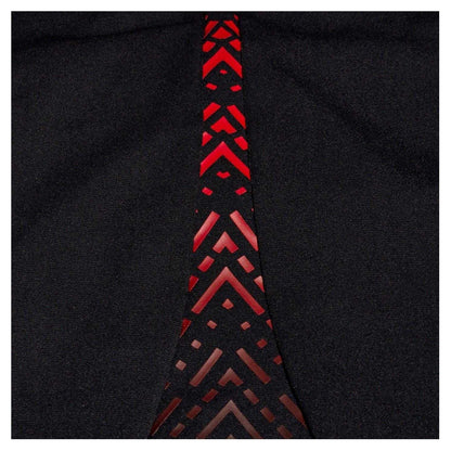 Black-Red - Lifestyle - Speedo Womens-Ladies Aztec One Piece Swimsuit