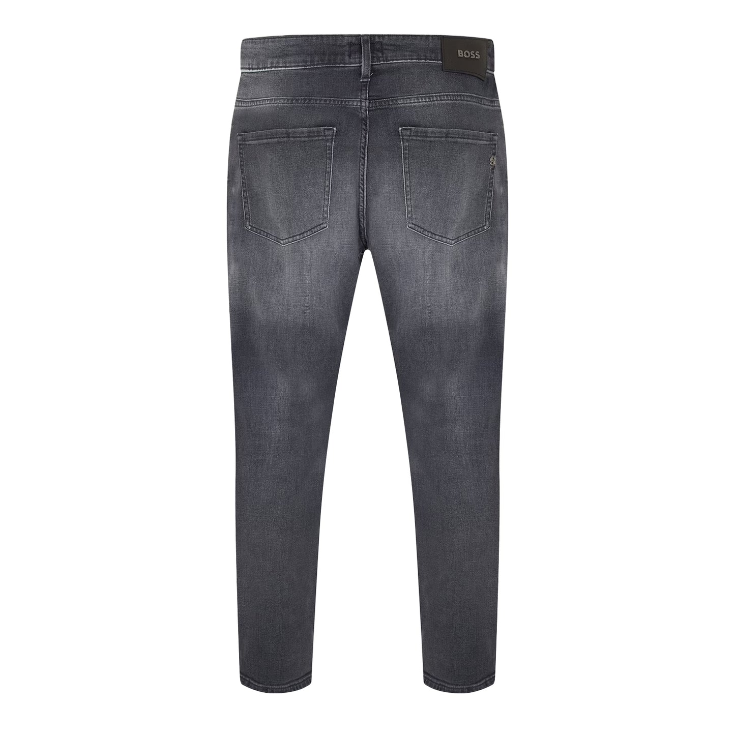 Black - Back - Boss Mens Denim 5 Pockets Slim Jeans