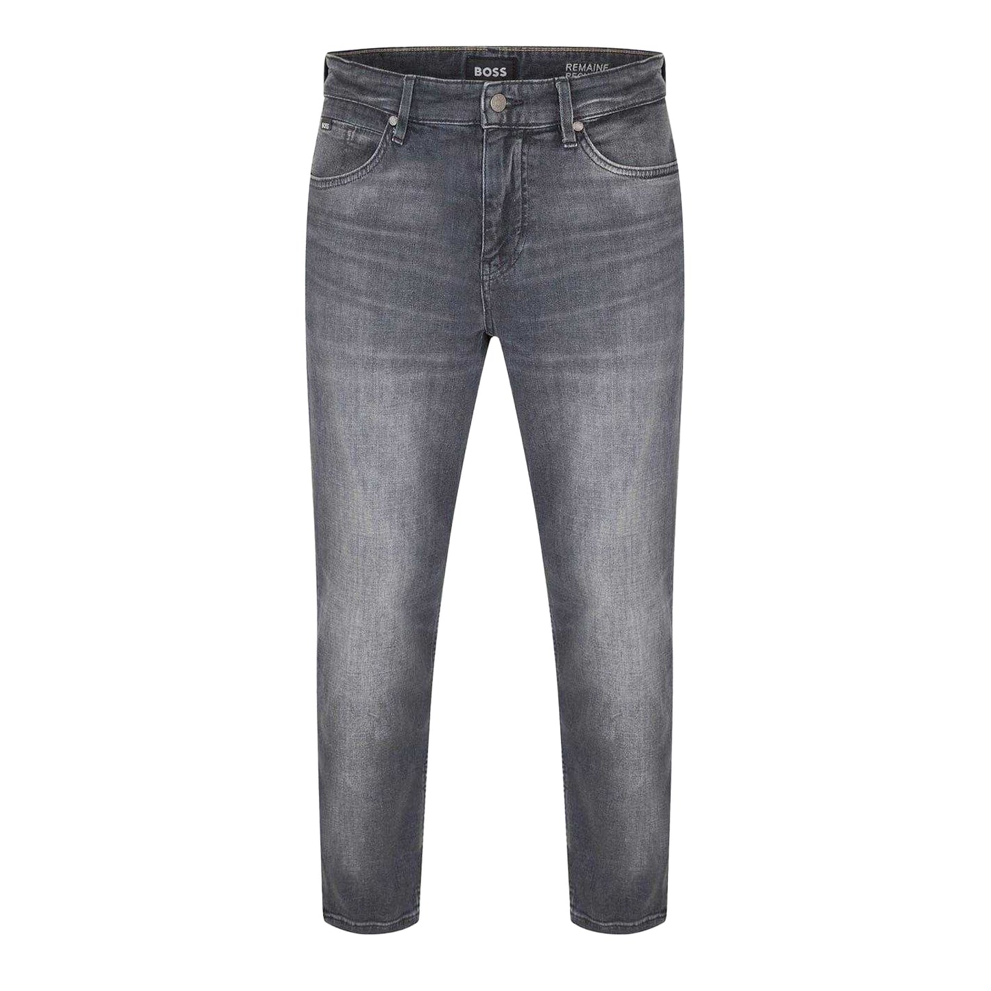 Black - Front - Boss Mens Denim 5 Pockets Slim Jeans