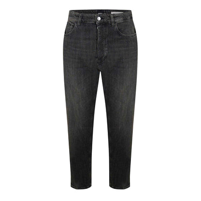 Medium Grey - Front - Boss Mens Denim 5 Pockets Slim Jeans