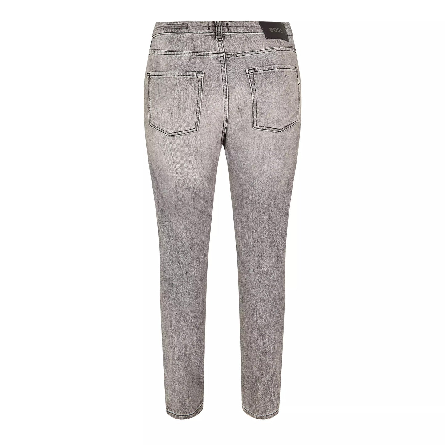 Black - Back - Boss Mens Delaware Slim Jeans