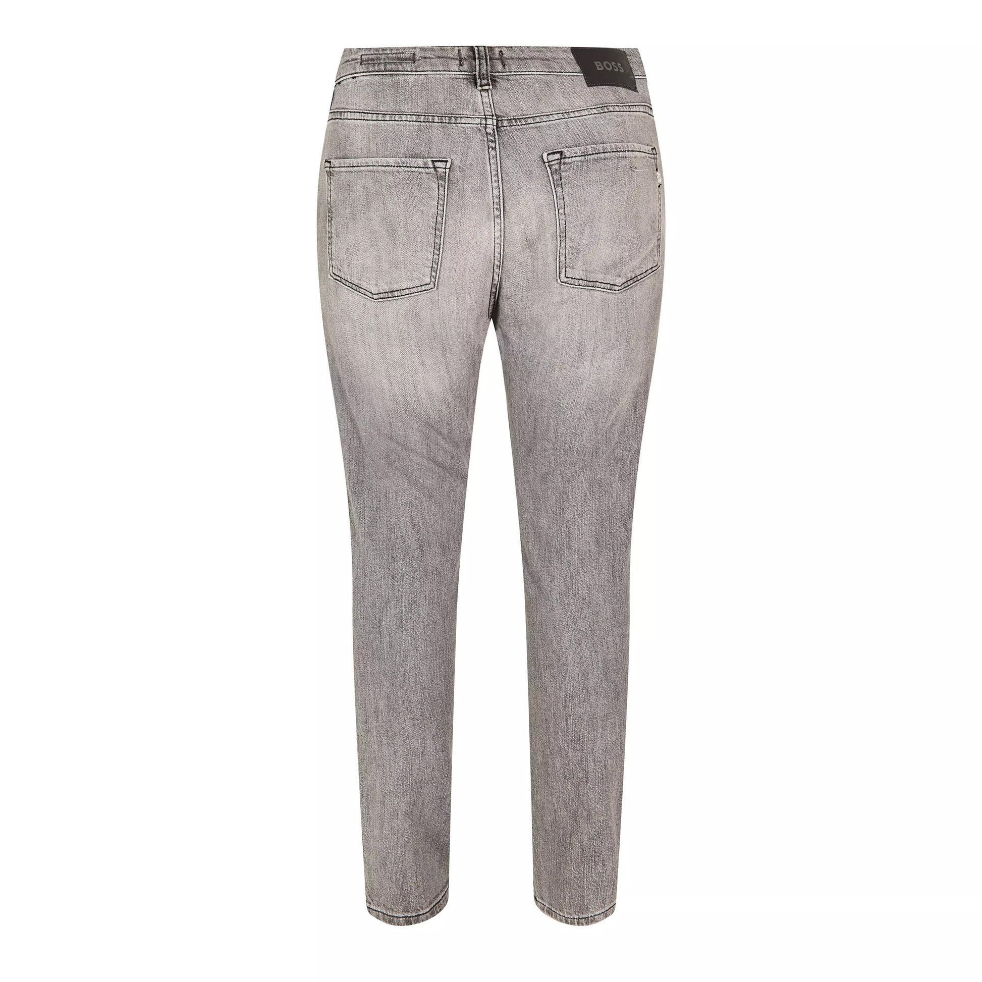 Black - Back - Boss Mens Delaware Slim Jeans
