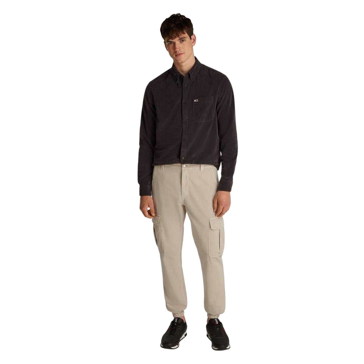 Beige - Lifestyle - Tommy Jeans Mens Ryan Straight Cargo Trousers