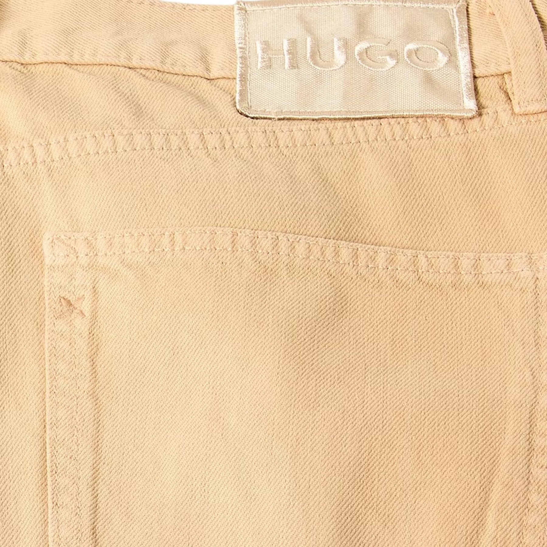 Medium Beige - Side - Boss Mens Jonah Denim Slim Jeans