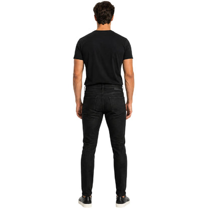 Dark Blue - Back - Boss Mens P-Taber Denim Slim Jeans