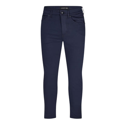 Navy - Front - Boss Mens Taber Plain Slim Jeans