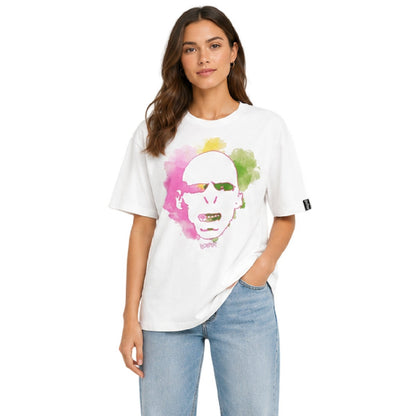 White - Lifestyle - Harry Potter Womens-Ladies Voldemort T-Shirt