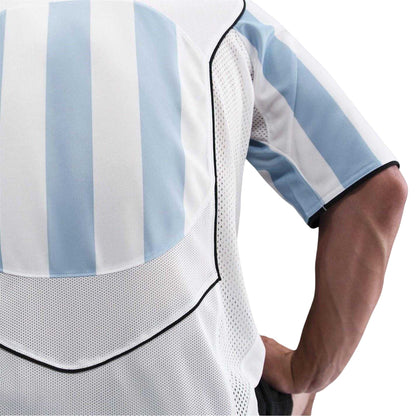 White-Blue - Side - Nike Mens Total 90 Energy Football Shirt
