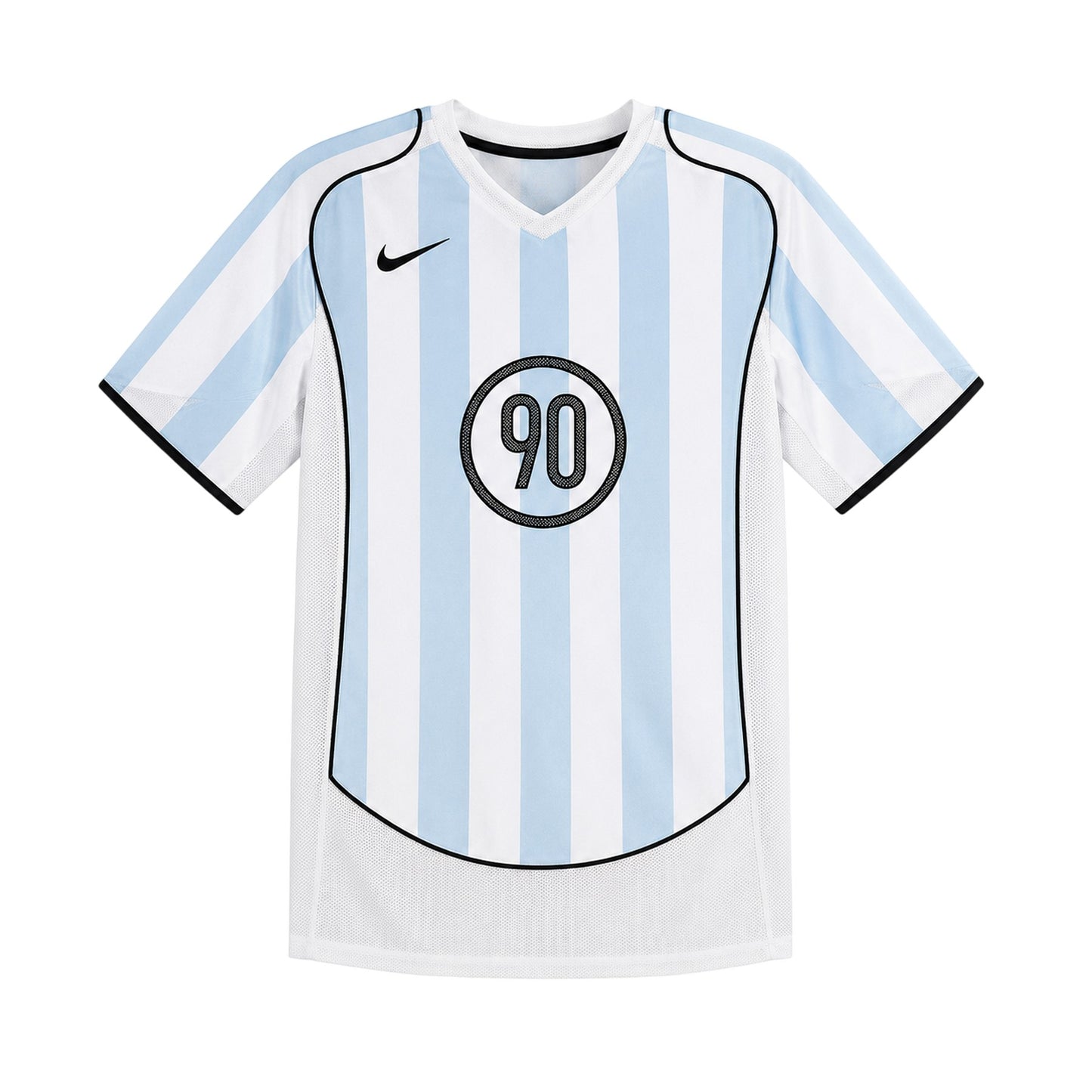 White-Blue - Front - Nike Mens Total 90 Energy Football Shirt