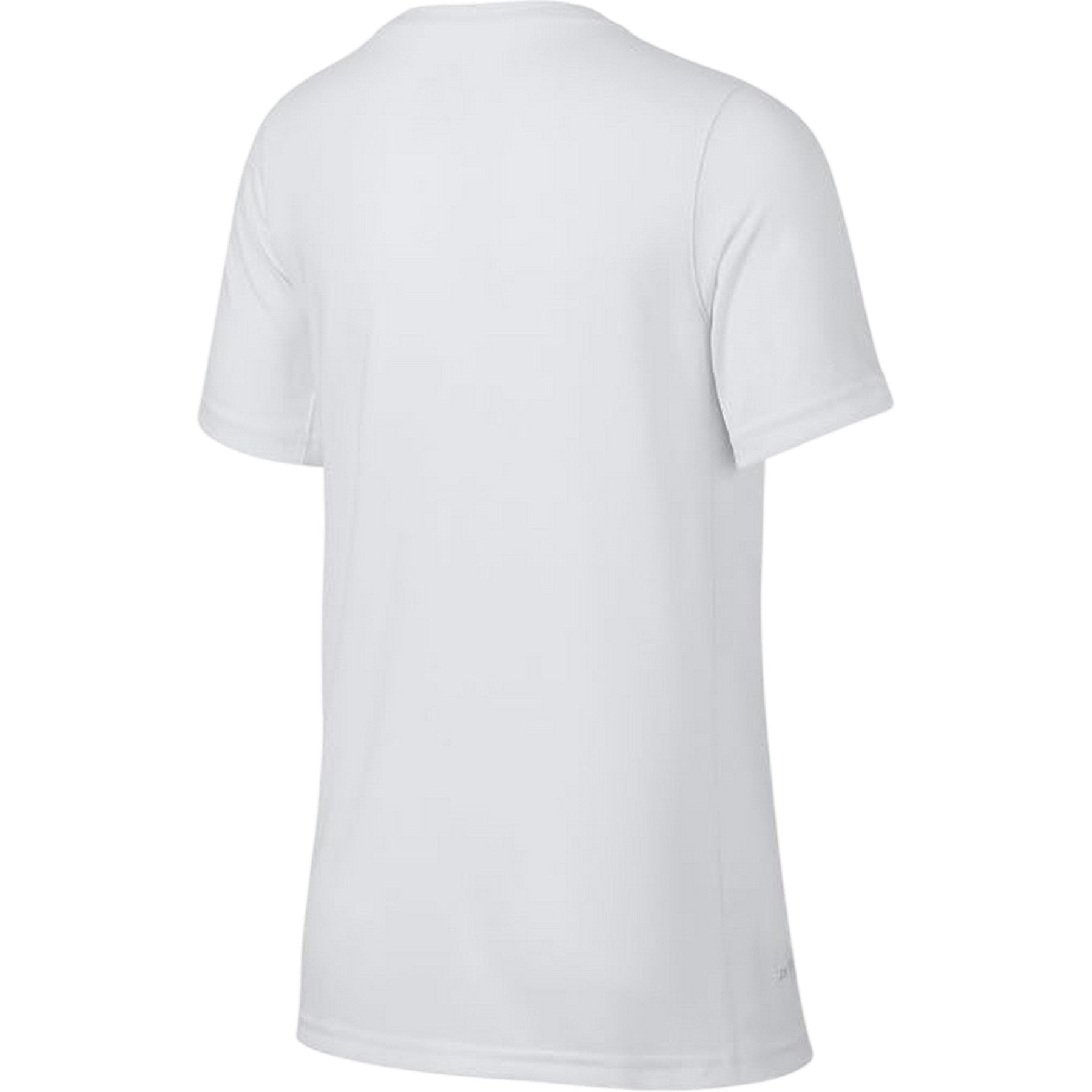 White - Back - Nike Childrens-Kids Swoosh T-Shirt
