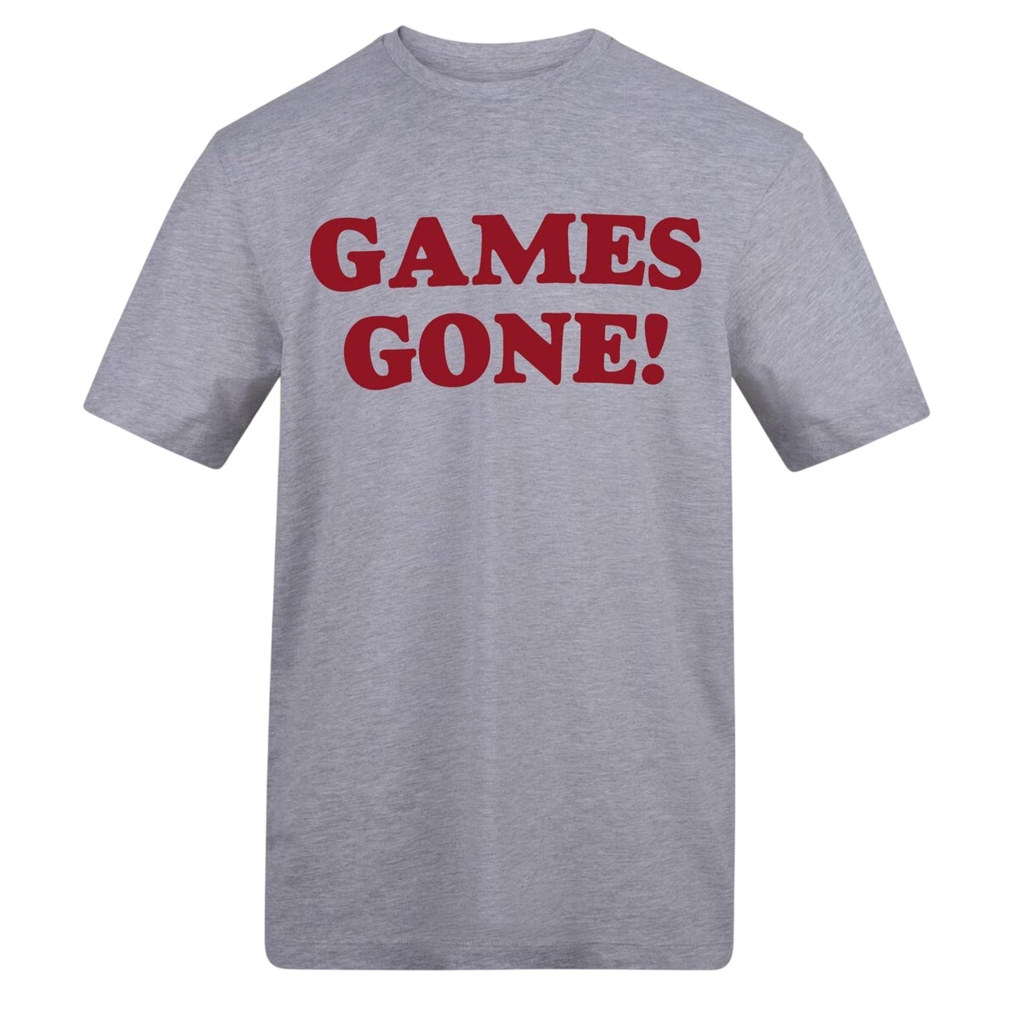 Grey - Front - AWD Mens Games Gone T-Shirt