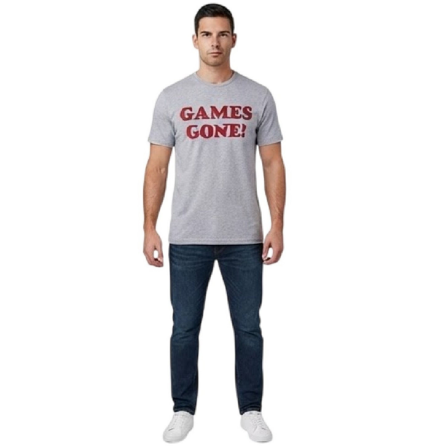 Grey - Lifestyle - AWD Mens Games Gone T-Shirt