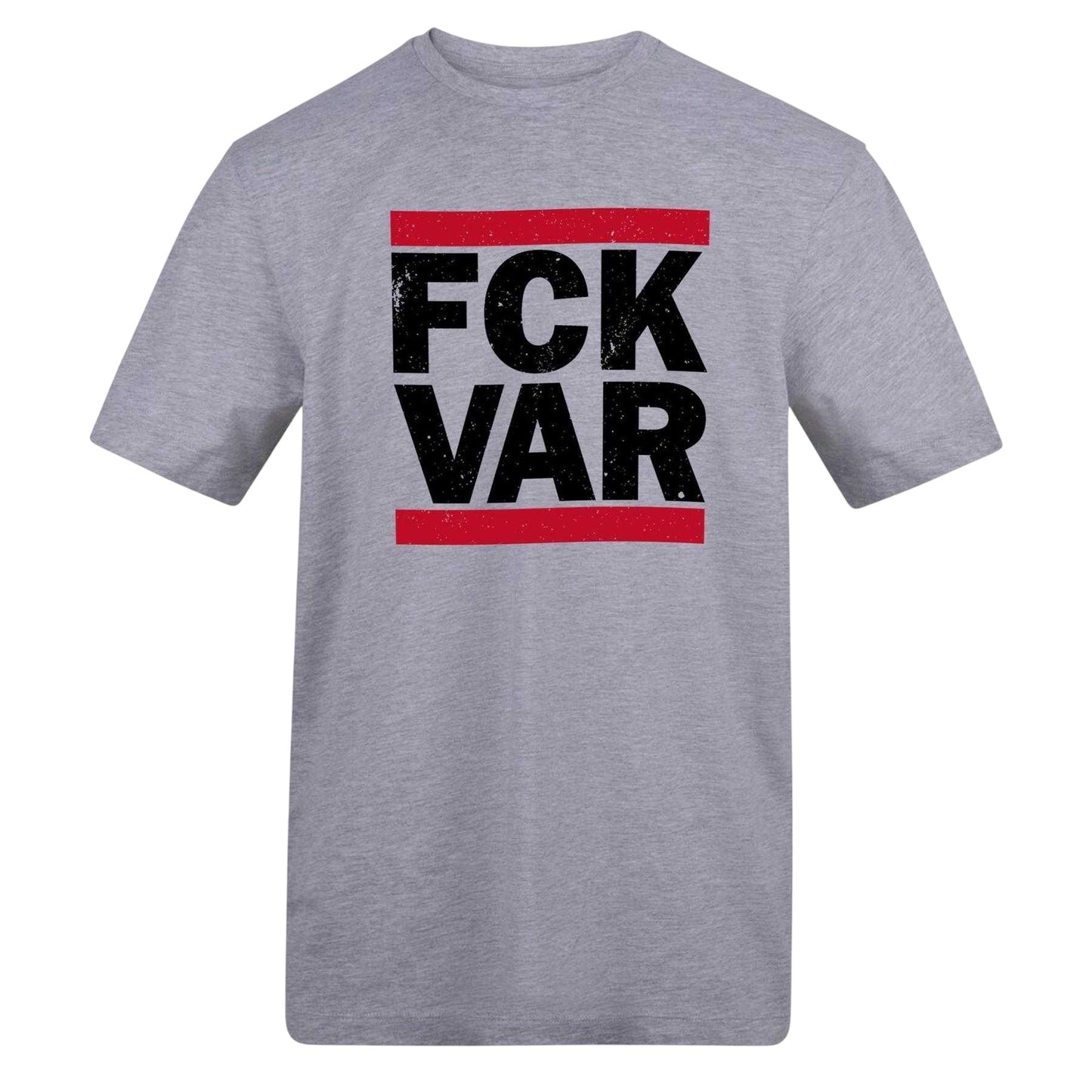 Grey - Front - AWD Mens Fck Var T-Shirt