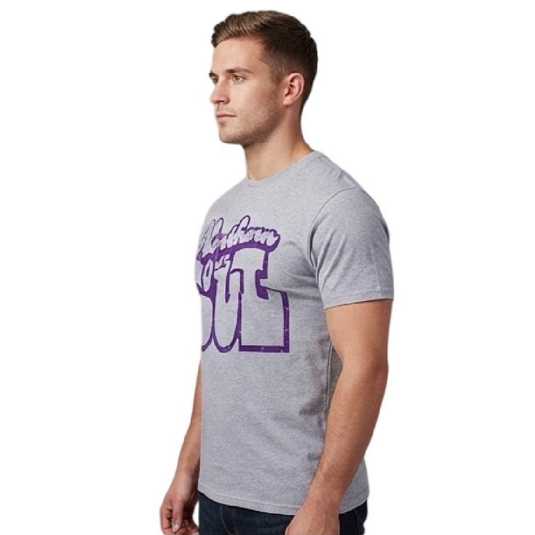 Grey - Back - AWD Unisex Adult Northern Soul T-Shirt