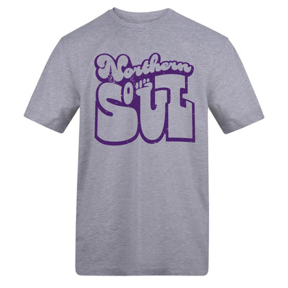 Grey - Front - AWD Unisex Adult Northern Soul T-Shirt