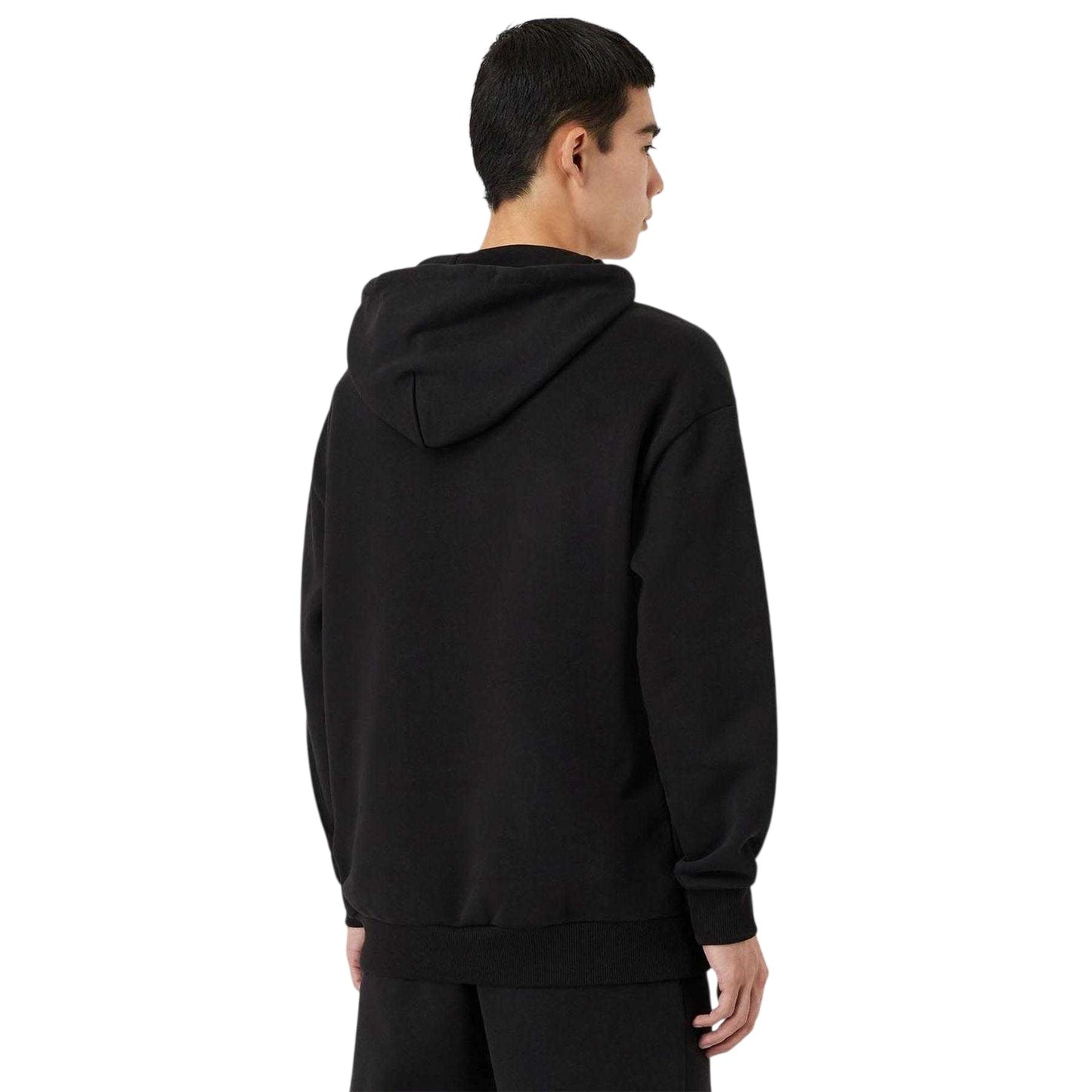 Black - Back - Emporio Armani EA7 Mens Car Hoodie