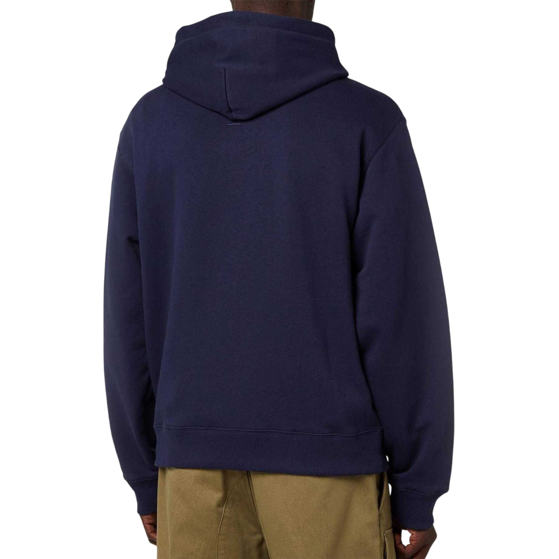 Blue - Back - Kenzo Mens Logo Hoodie