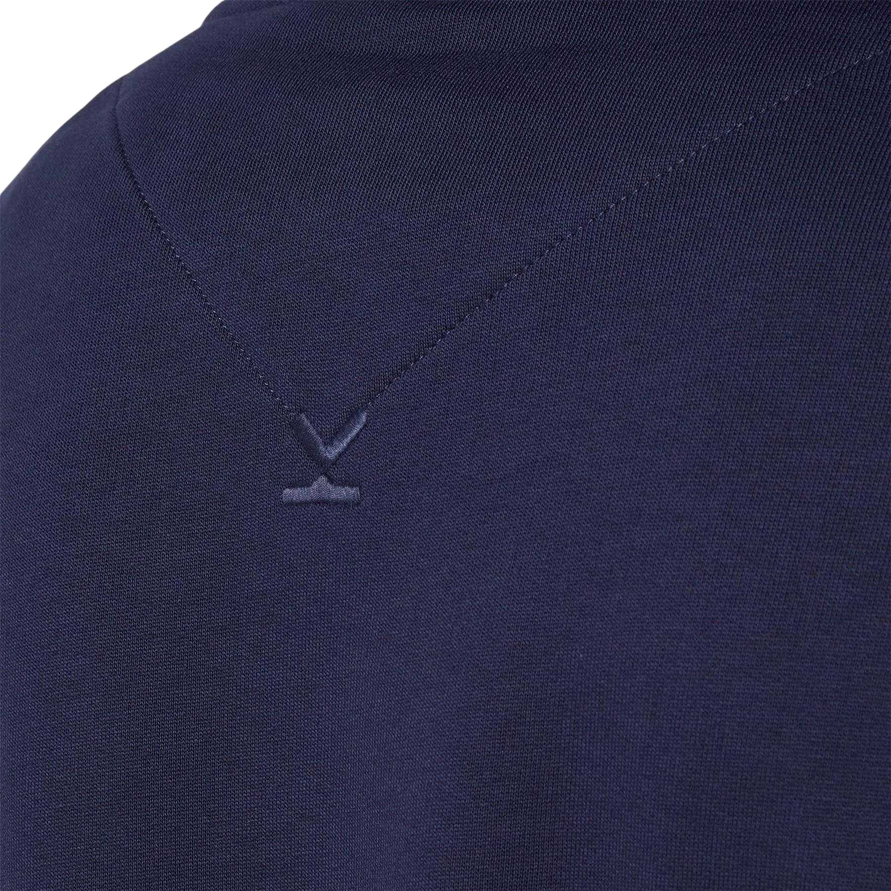Blue - Side - Kenzo Mens Logo Hoodie