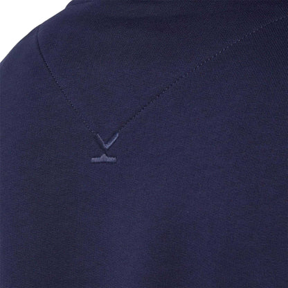 Blue - Side - Kenzo Mens Logo Hoodie
