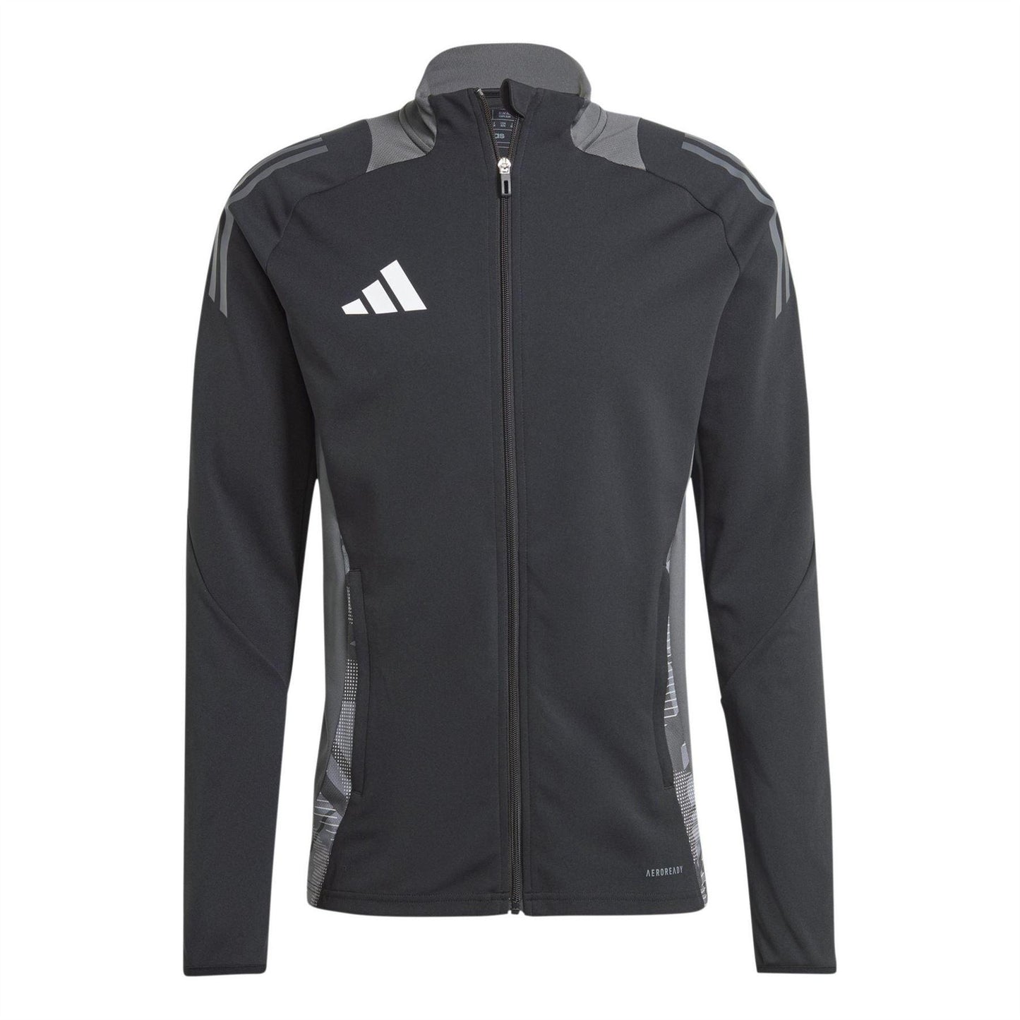 Black-Dark Grey - Front - Adidas Mens Tiro 24 Competition Training Tracksuit Top