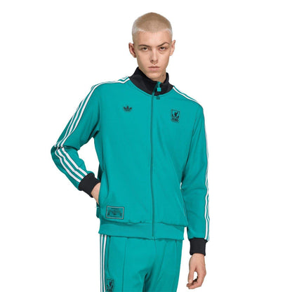 Green - Lifestyle - Adidas Mens Terrace Icons Liverpool FC Track Top