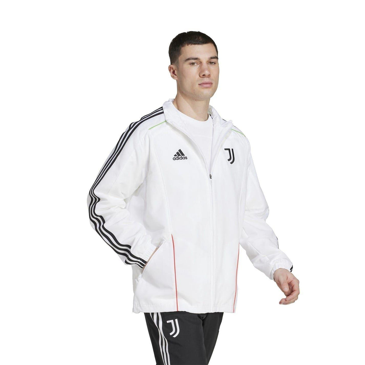 White-Black - Pack Shot - Adidas Mens Juventus Track Jacket