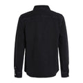 Black - Back - Calvin Klein Mens Patch Denim Logo Shirt