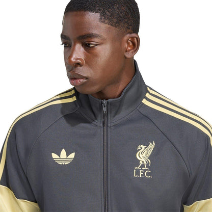 Black - Lifestyle - Adidas Mens Liverpool FC Track Jacket
