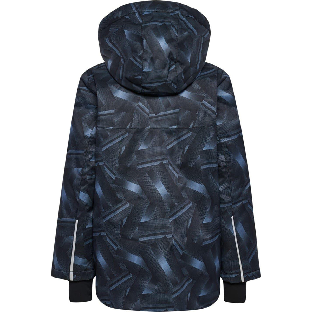 Bering Sea Melange - Back - Hummel Childrens-Kids Geometric Puffer Jacket