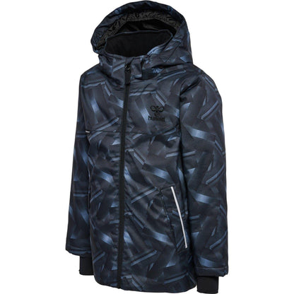 Bering Sea Melange - Lifestyle - Hummel Childrens-Kids Geometric Puffer Jacket