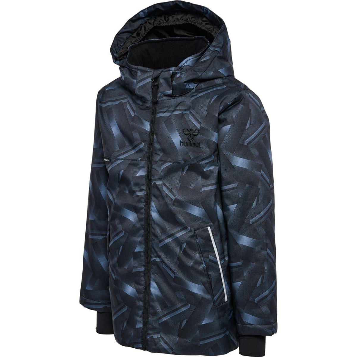 Bering Sea Melange - Lifestyle - Hummel Childrens-Kids Geometric Puffer Jacket