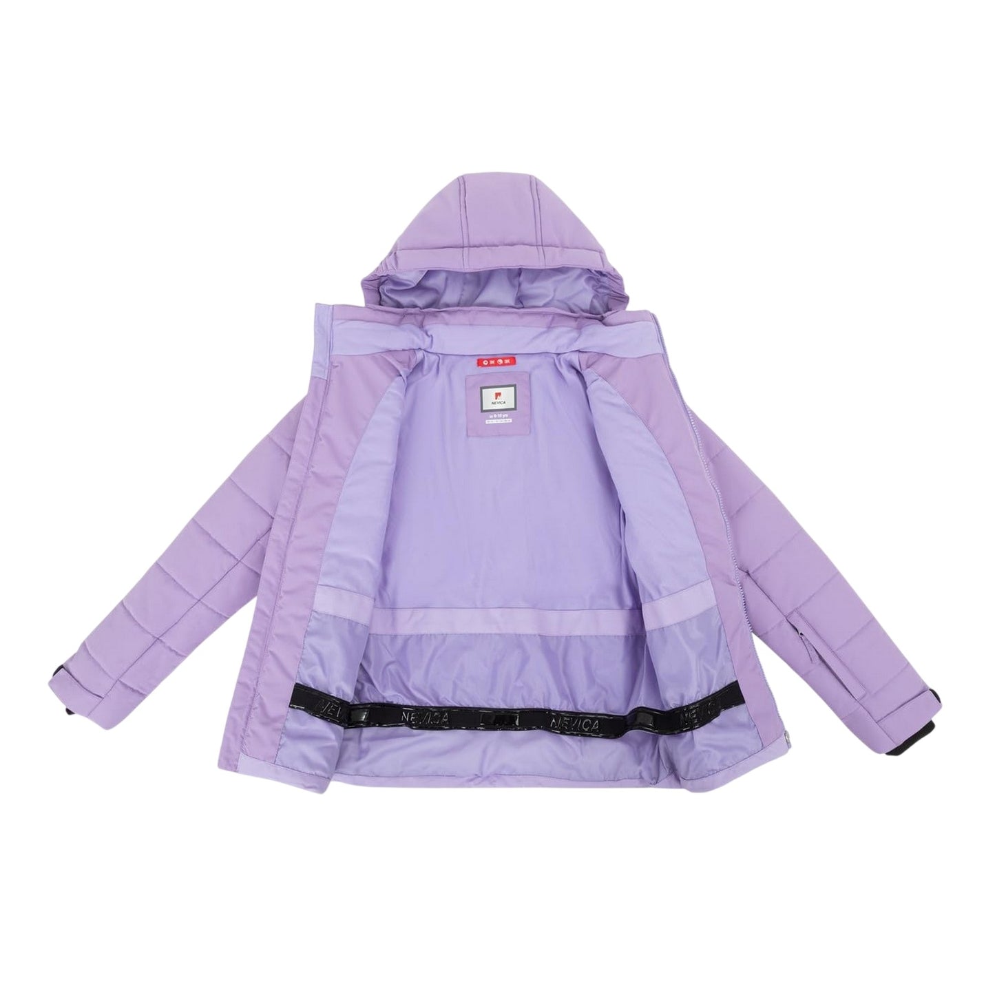 Lilac - Side - Nevica Childrens-Kids Moritz Padded Jacket