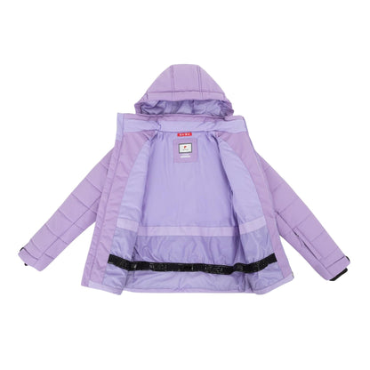 Lilac - Side - Nevica Childrens-Kids Moritz Padded Jacket