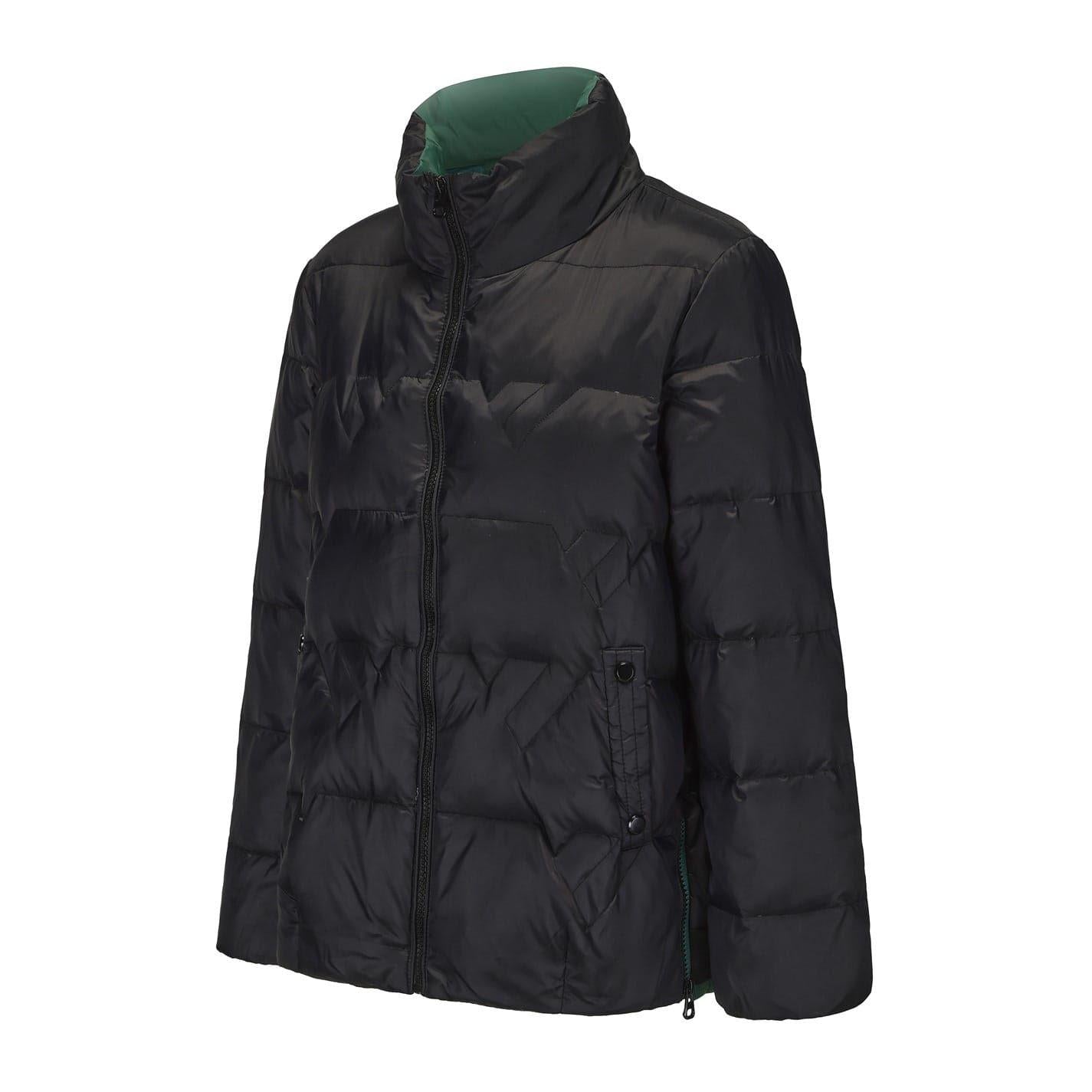 Black - Side - Firetrap Womens-Ladies Reversible Lightweight Slim Down Jacket