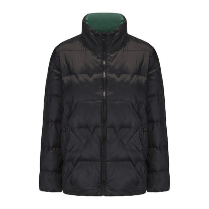 Black - Front - Firetrap Womens-Ladies Reversible Lightweight Slim Down Jacket