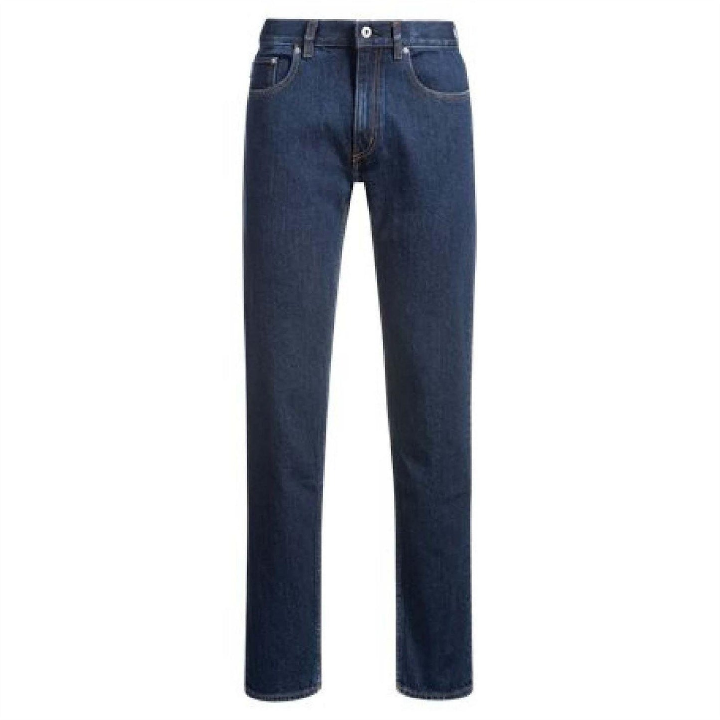 Blue - Front - Hugo Mens Ash Stretch-Cotton Denim Slim Jeans