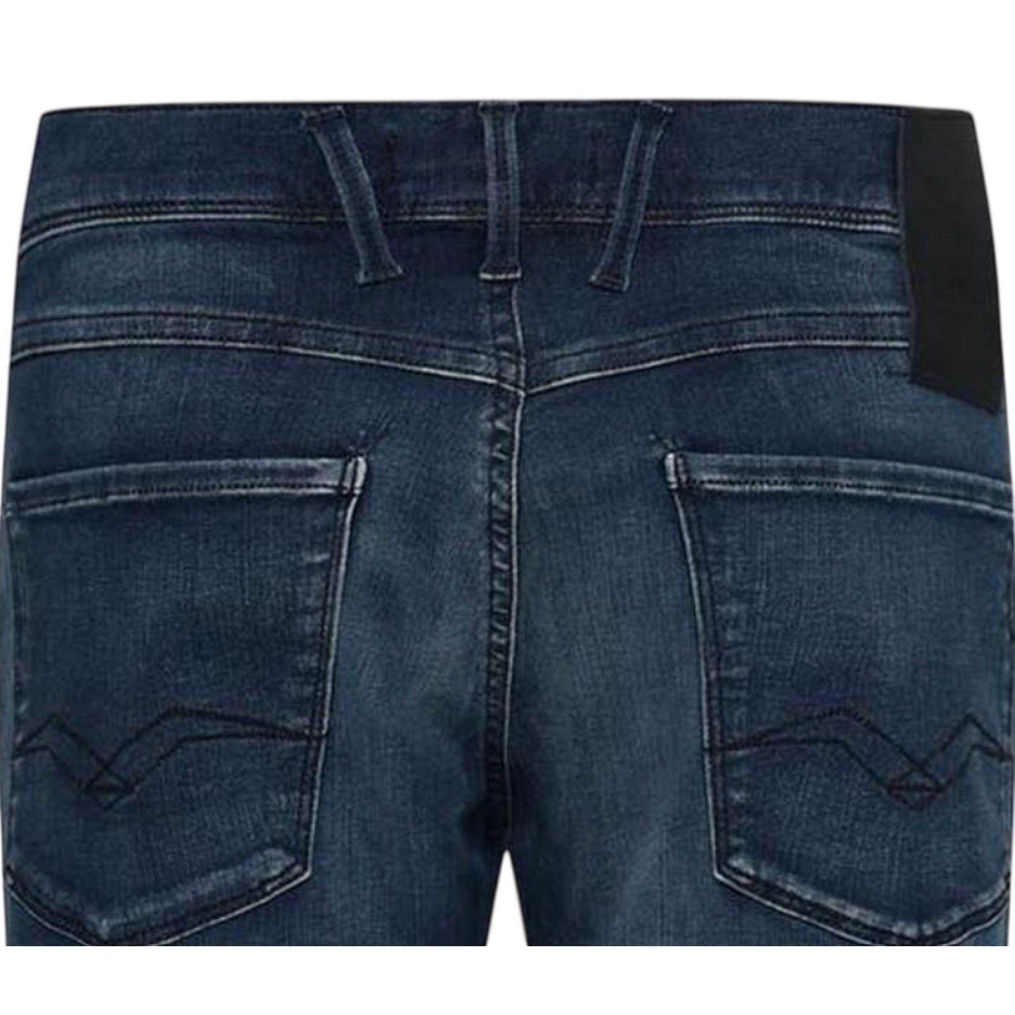 Blue - Lifestyle - Replay Mens Anbass Cotton Blend Slim Jeans