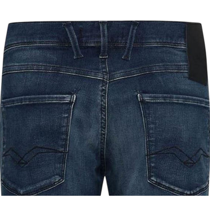Blue - Lifestyle - Replay Mens Anbass Cotton Blend Slim Jeans
