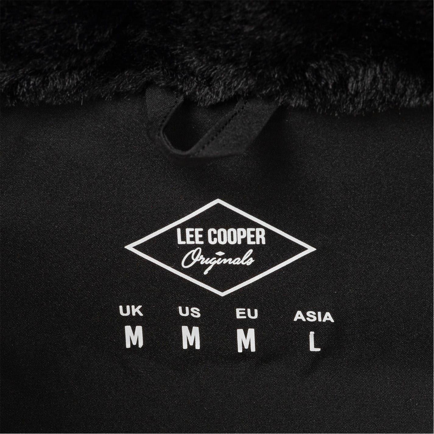 Black - Lifestyle - Lee Cooper Mens Hooded Puffer Jacket