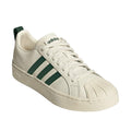 Cream - Front - Adidas Mens Streetcheck Leather Trainers
