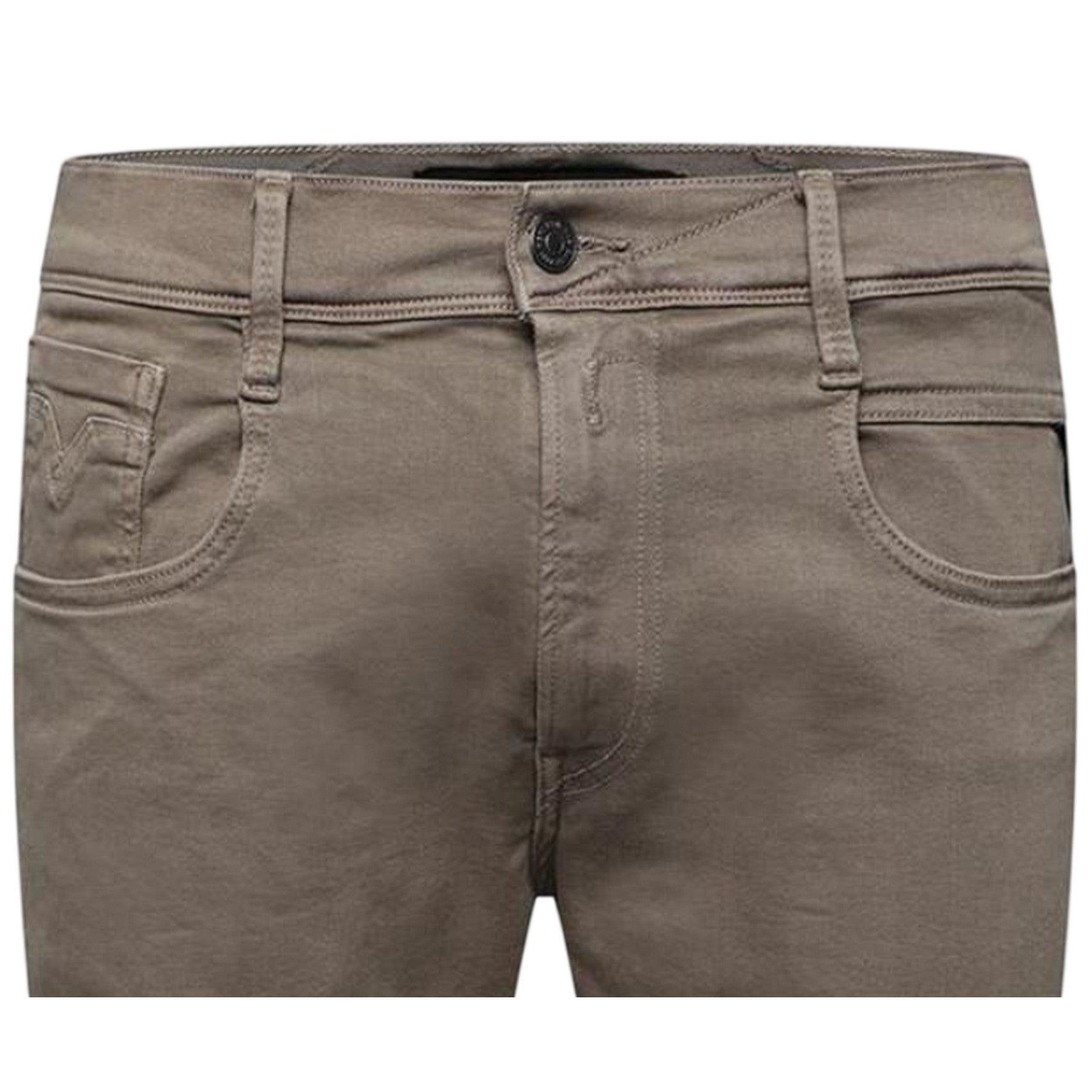Beige - Lifestyle - Replay Mens Anbass Slim Jeans