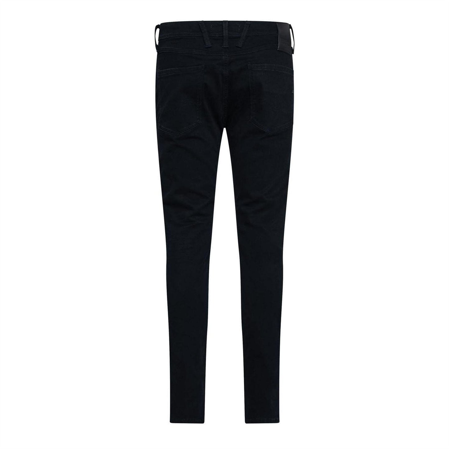 Blue - Back - Replay Mens Anbass Cotton Blend Slim Jeans