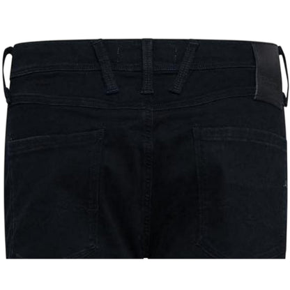 Blue - Side - Replay Mens Anbass Cotton Blend Slim Jeans